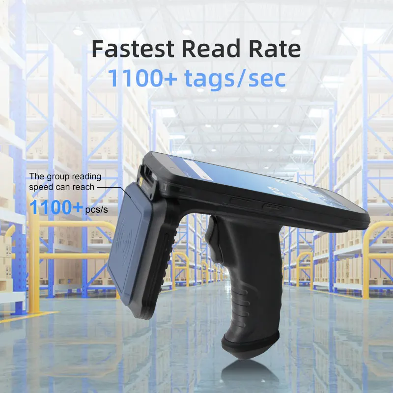 Chafon H105Waterproof Uhf Rfid 4g tarjeta Rfid Blue Tooth 18 metros Rfid lector de mano Terminal sistema inteligente de gestión de inventario