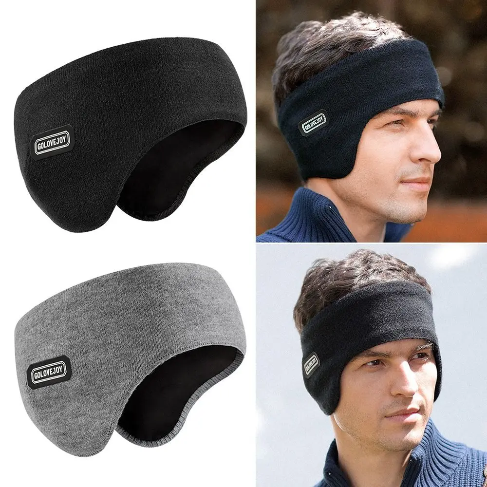 Windproof Earmuffs para esqui, Running Hair Band, Headwear para inverno