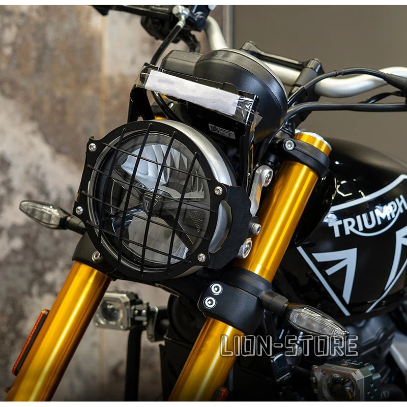 Triumph Speed 400 Scrambler 400X 2024 Headlight Protection Net Decoration Accessory Custom-Made for Motorcycle Lighting Safety