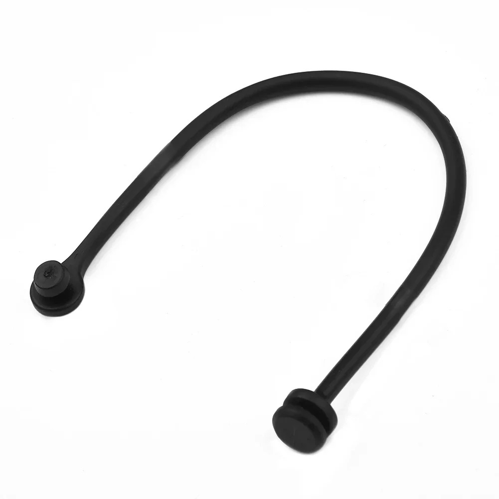 1pc Fuel Tank Cap Strap For BMW 1/3/5/6/7 Series For X3 X6 Z4 NBR Black Fuel Tank Cap Band Cord 13.6cmx0.2cm Car Accessories