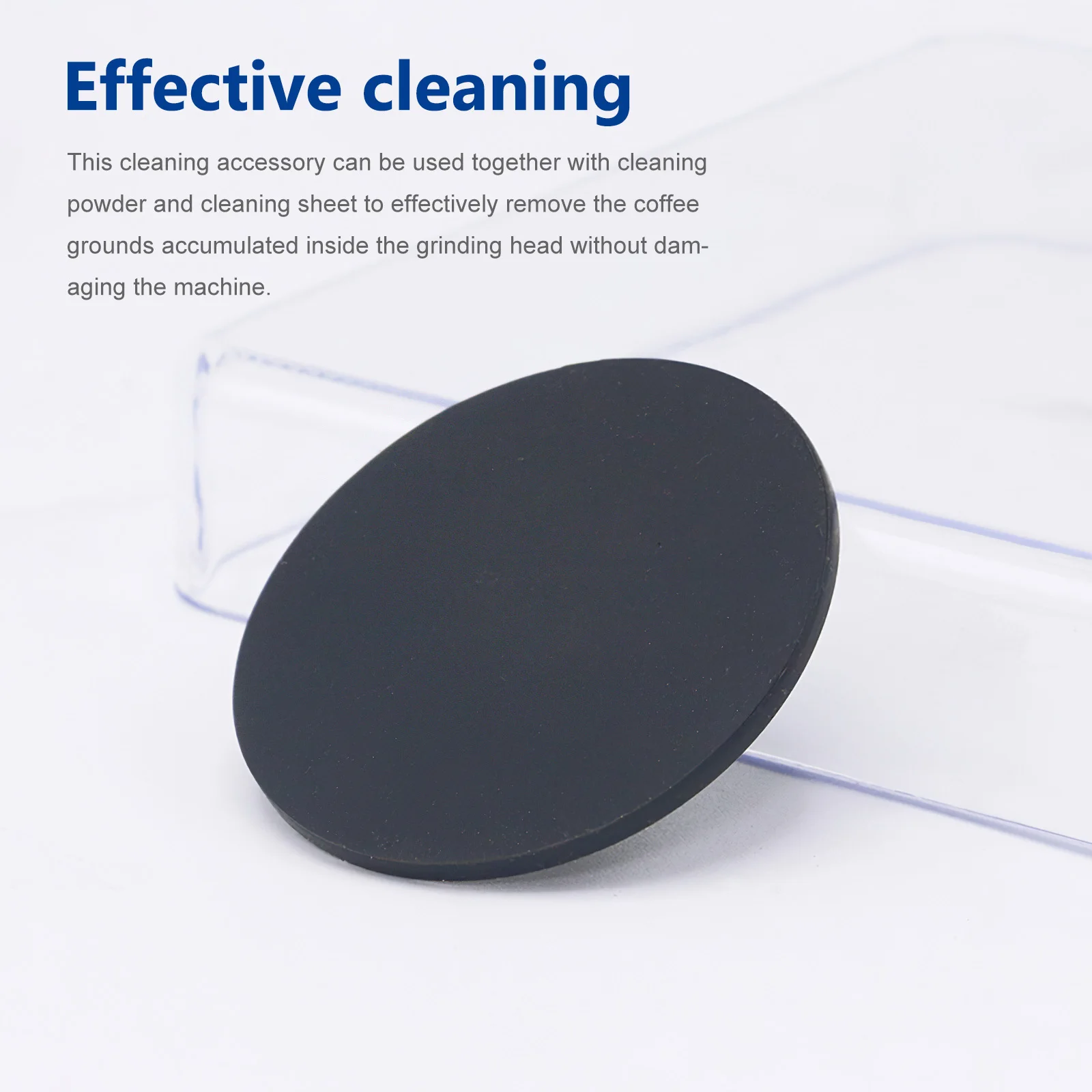 2pcs Espresso Cleaning Disc 50mm Rubber Blind Filter Disc Backflush Cleaning Pad Lightweight For Espresso Maker Coffee Machine