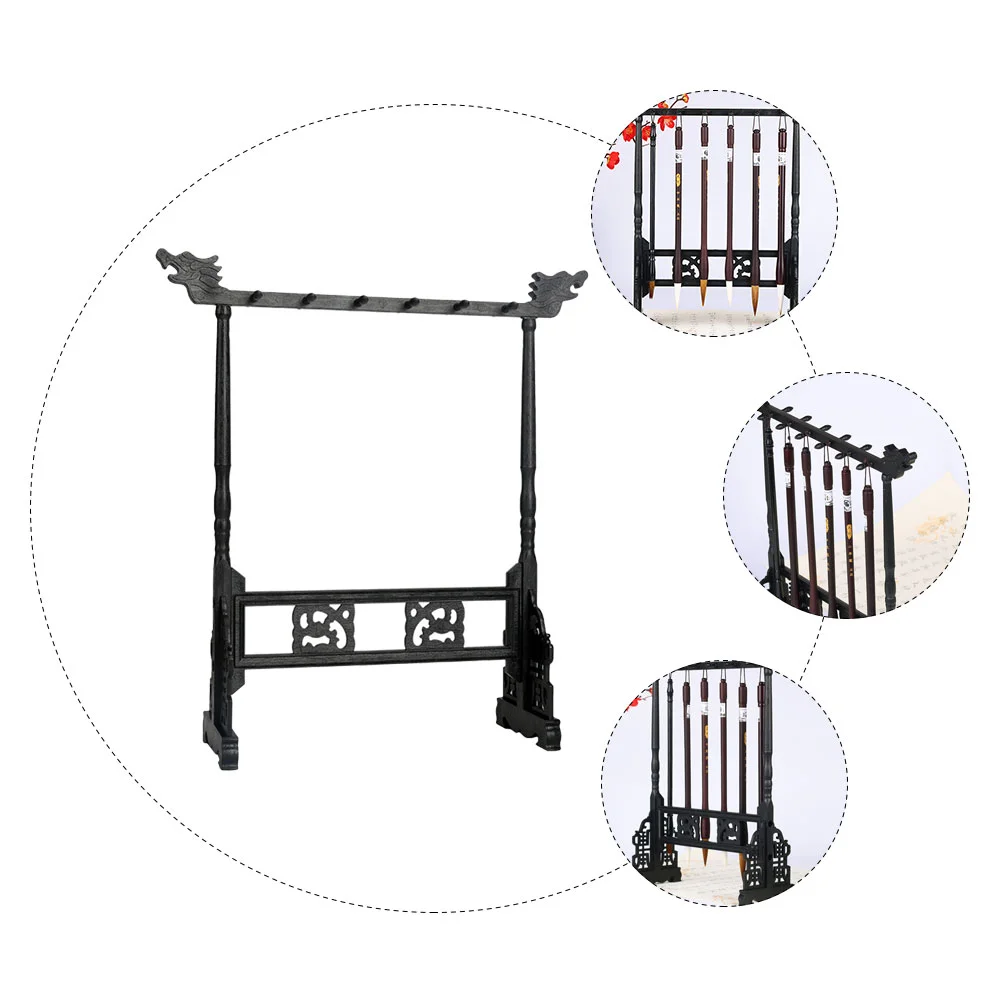 Pinsel Stift Rack im chinesischen Stil Mehrzweck Pinsel Stift Lagerung Rack Desktop Dekor Lebensmittel Riser für Buffettisch