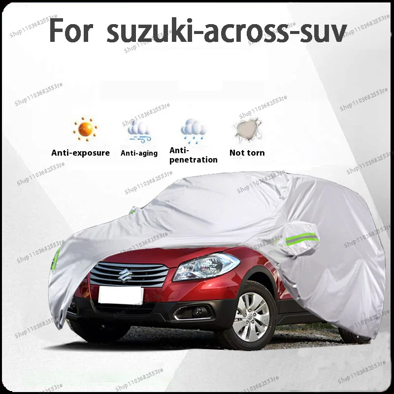 

For Suzuki Across Fit Car Cover Waterproof Dustproof Sunshade (UV) Snowproof Silve Full Cover with All-Day Protection