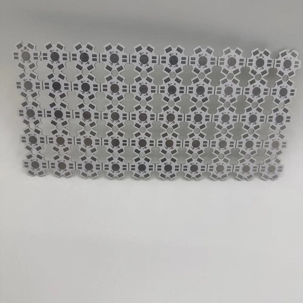 50pcs 1W 3W 5W Heat Sink LED Aluminum Base Plate PCB Board Substrate 20mm Star Kit DIY Cooling Heatsink 20 mm for 1 3 5 W Watt