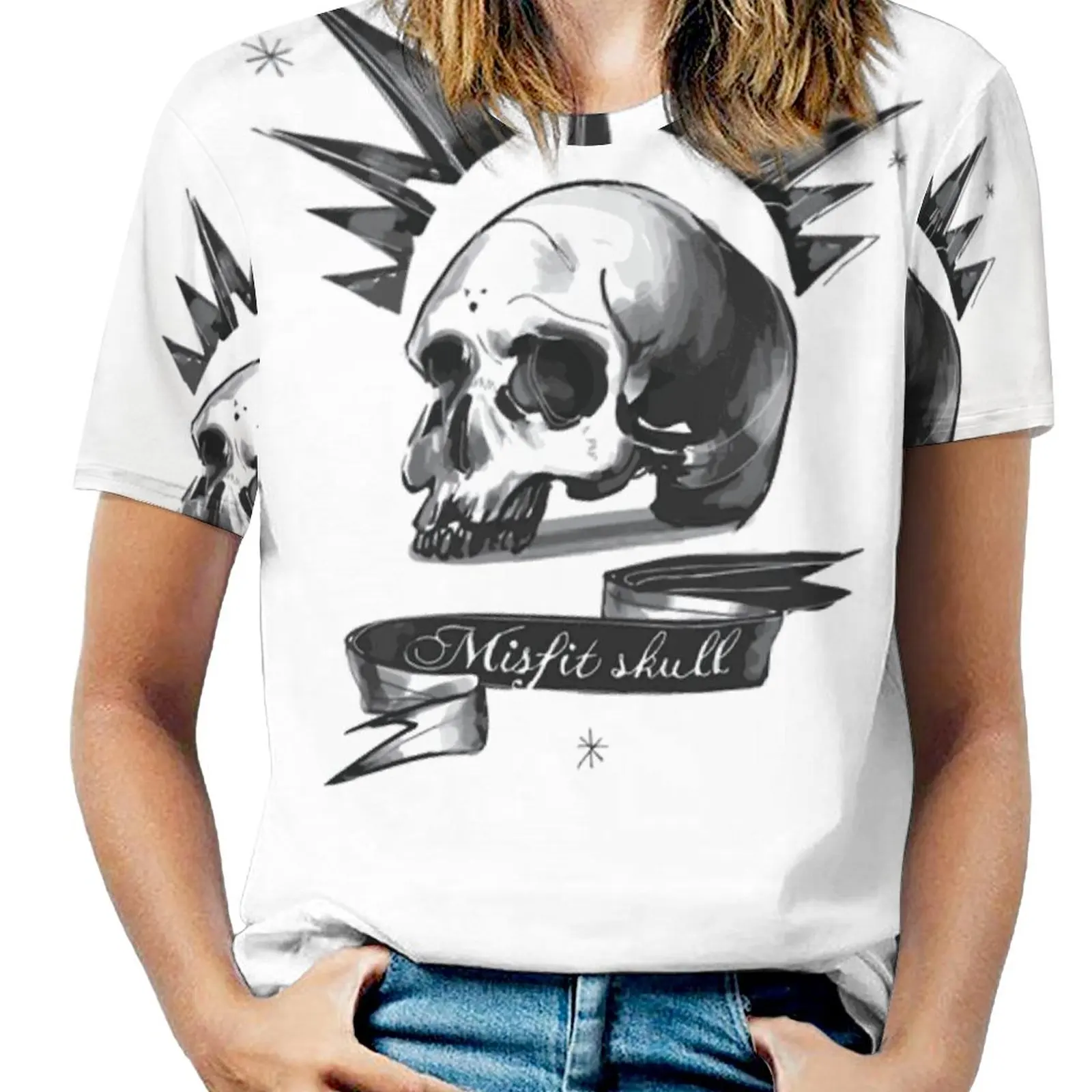 Skull – Price , Pricefield Fashion Print Women Ladies Girls T-Shirt Harajuku Round Neck Short Sleeve Tops & Tees Life Is