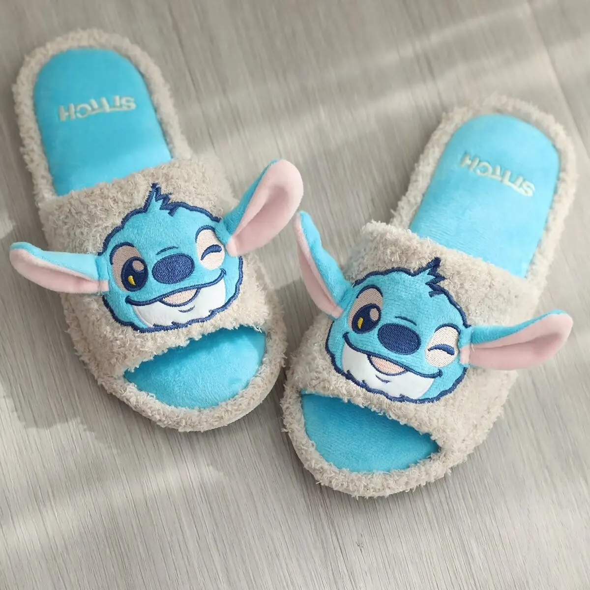 Cartoon Anime Slippers Stitch Lotso Indoor Shoes Japanese Style Open Toe Flip Flops For Sweet Girl Flat Shoes Spring Summer