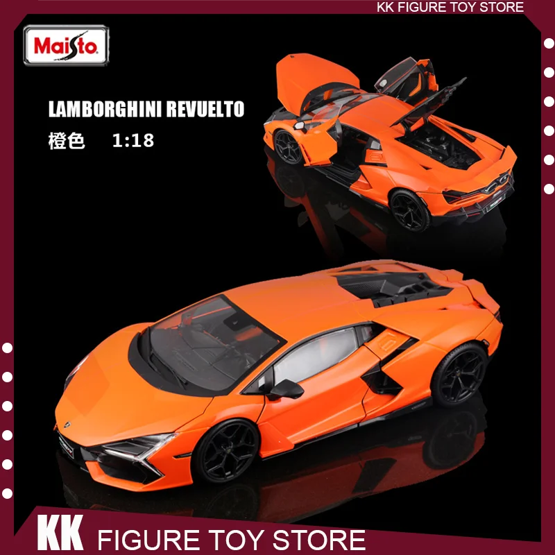 

New Maisto 1:18 Lamborghini Revuelto Sports Car Diecast Model Edition Alloy Luxury Vehicle Toy Collection Ornament Birthday Gift