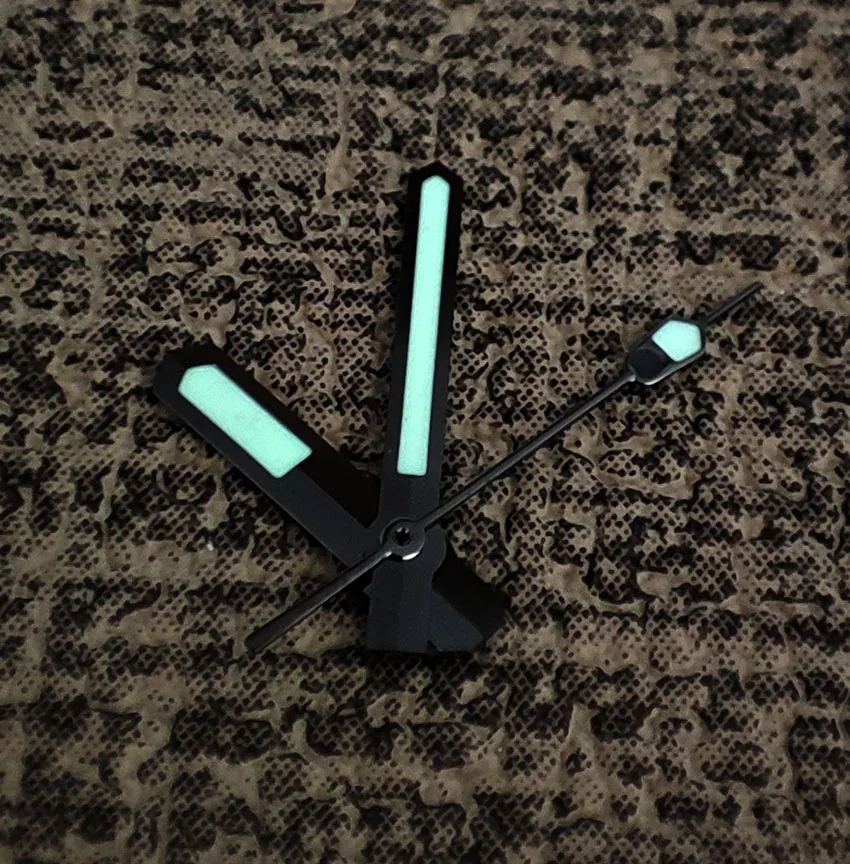 NH35 Hands high-quality pointer with green luminous rectangular pointer suitable for NH35/NH36/4R/7S movement