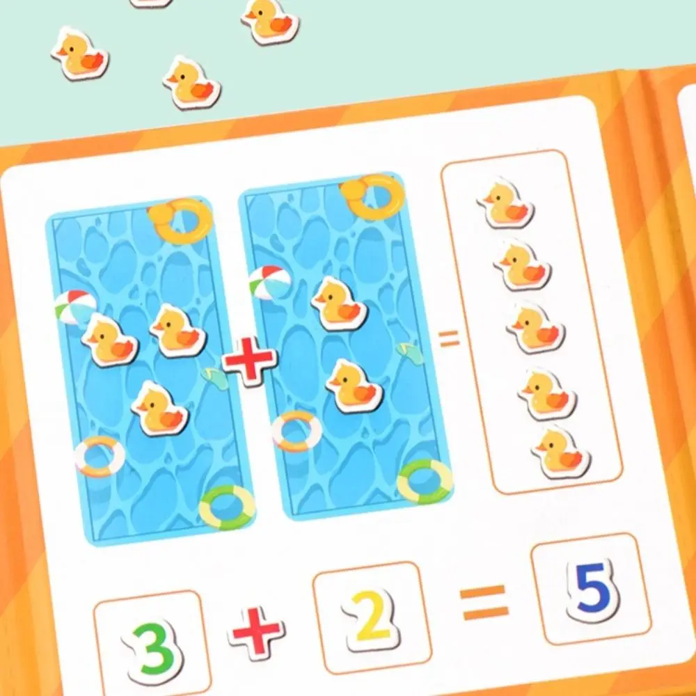 Educational Magnetic Learning Math Toys Colorful Book Learning Teaching Aids Subtraction Addition Arithmetic From 0 To 20 Toys