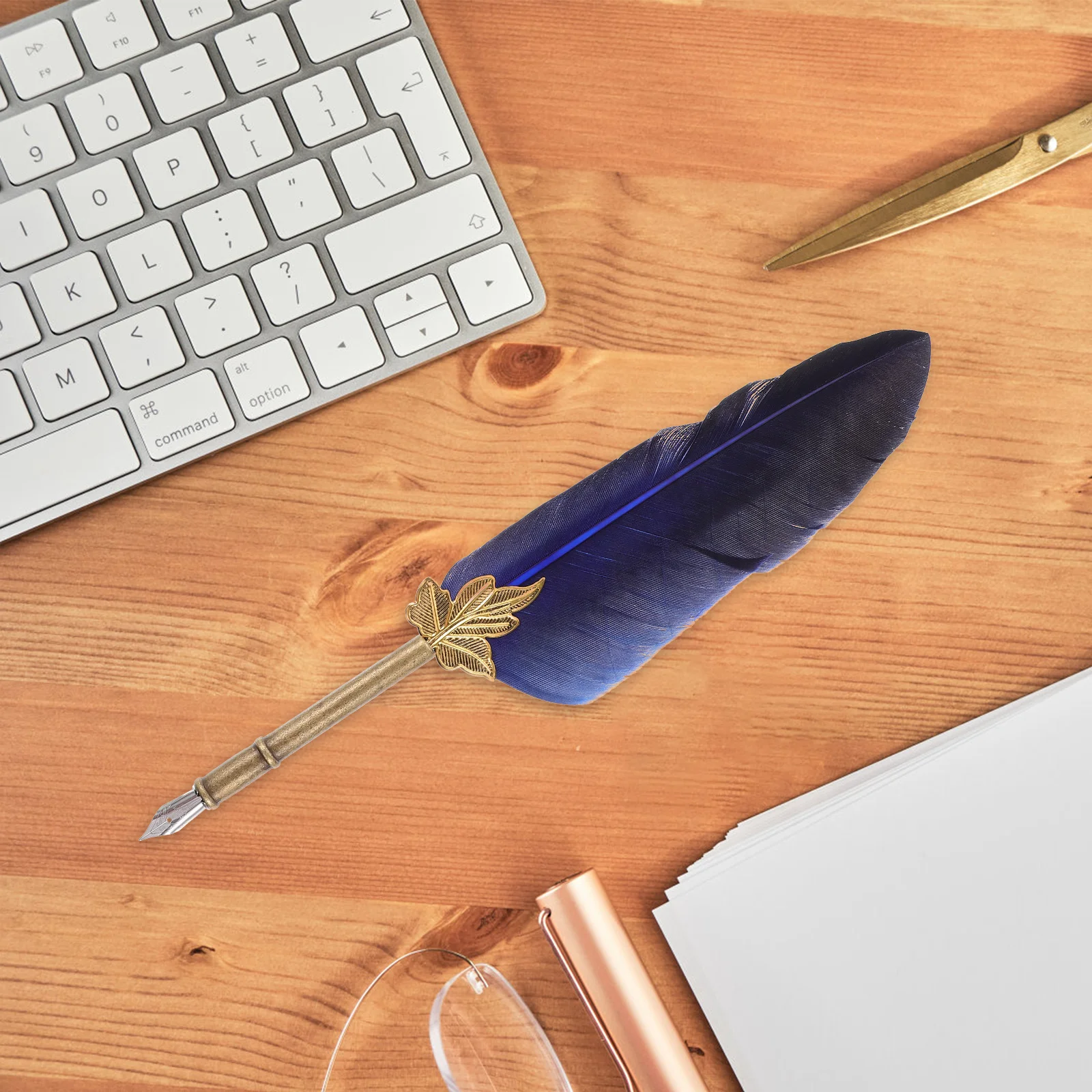 

Элегантная ручка для каллиграфии со шлейфом для делового письма, многоразовая ручка для окунания, украшение для офисного стола, легкая, гладкая