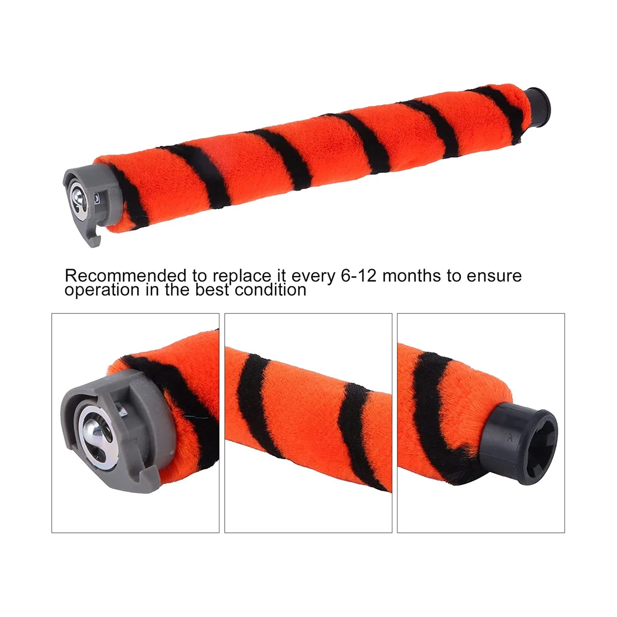 أجزاء المكنسة الكهربائية فرشاة رئيسية للتنظيف الناعم لـ ZS600 500UK HZ390UK NZ801UK فرشاة دوارة للمكنسة الكهربائية