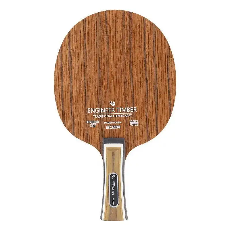 Professional Carbon Fiber Table Tennis Blade Rosewood Table Tennis Racket Base Ping Pong Paddle Offensive Table Tennis Bat 1PCS