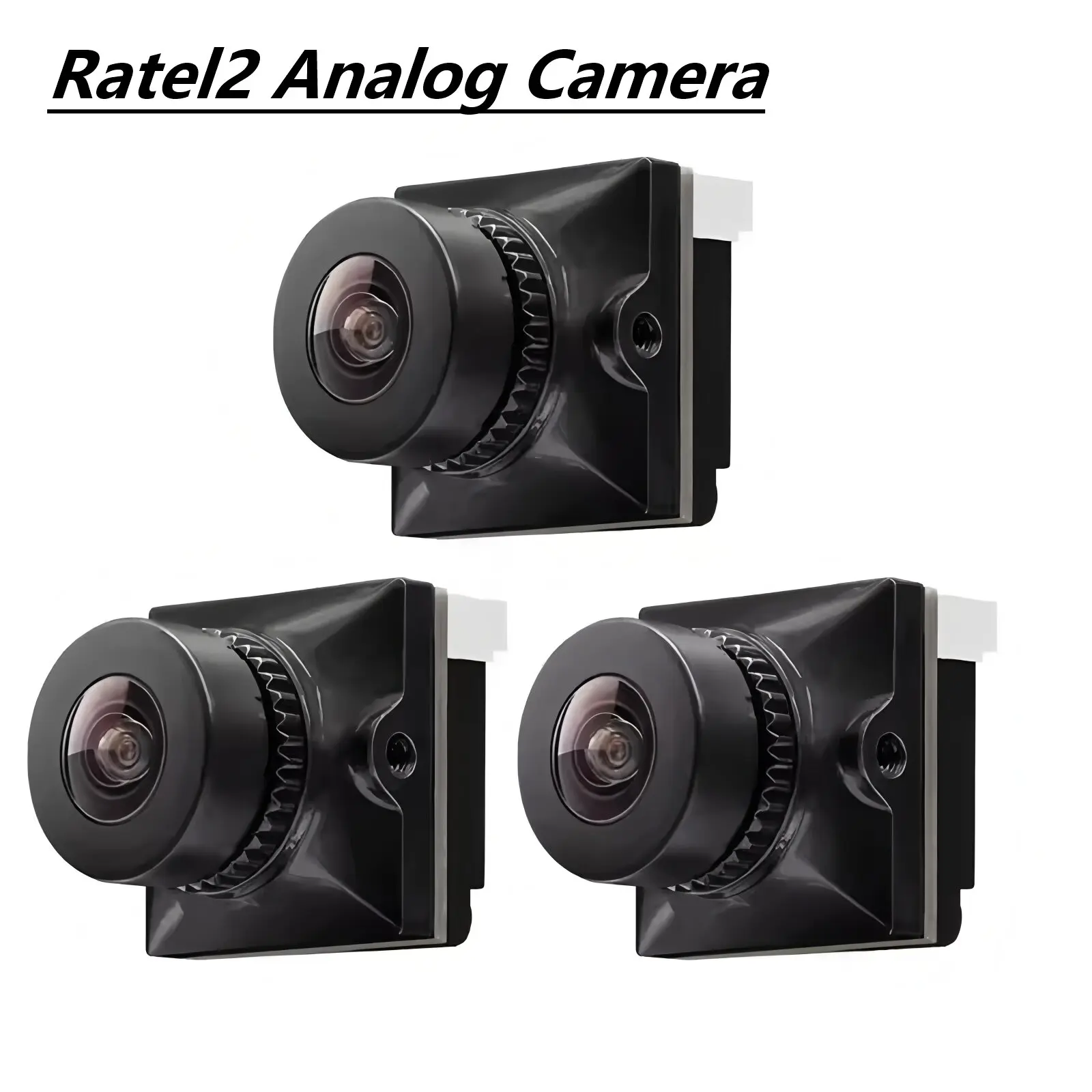 

2 шт. Caddx Ratel 2 V2 FPV камера Ratel2 2,1 мм объектив 16:9/4:3 NTSC/PAL с переключением со сменным объективом Micro FPV камера Дрон