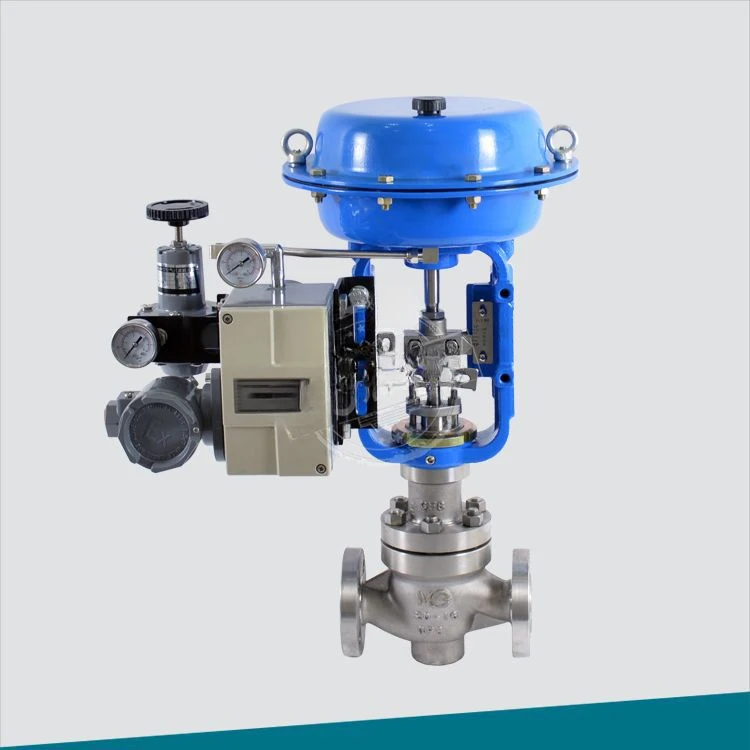 Pneumatisches Membranregelventil mit Rückkopfsignal 4-20MA-CV3000 Edelstahlventil