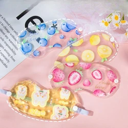 New Boys and Girls Cartoon Fruit Cute Fashion Children's Hot and Cold Compress Gel Outdoor Blackout Sleep Ice Eye Mask