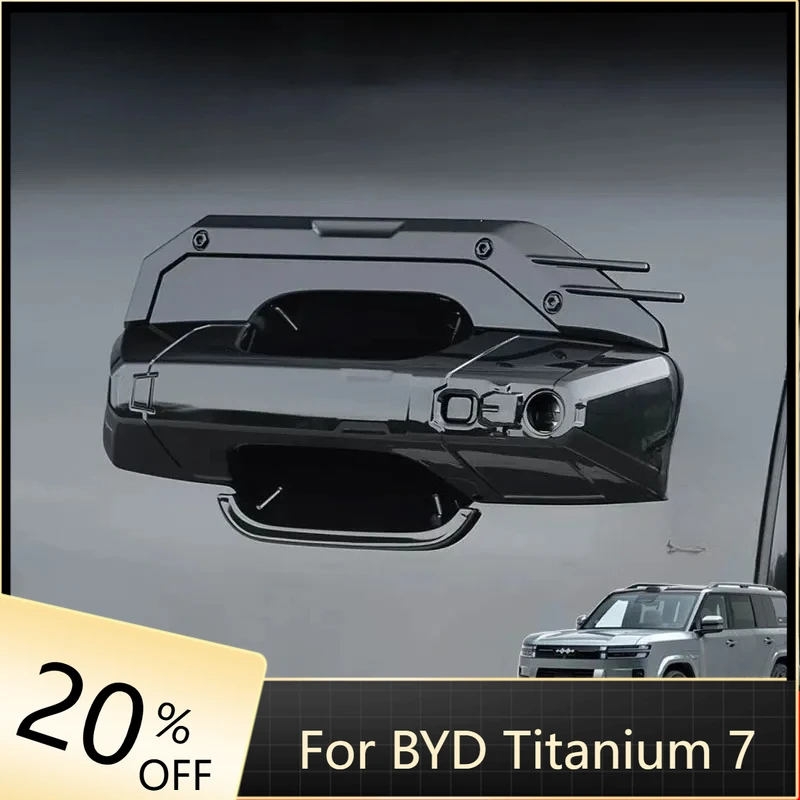 Car Door Pull Doorknob Catch Door Handle Bowl Cap Decoration Cover Trim Accsesories For BYD Leopard 7 Titanium 7 2025 2026