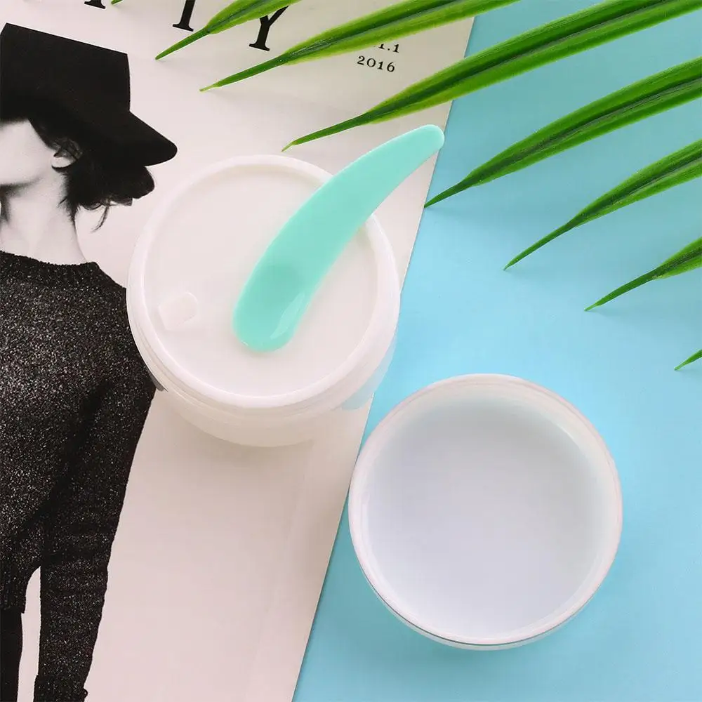 플라스틱 30개 곡선형 아이크림 스틱 화장품 스쿱 메이크업 도구 화장품 스파튤라 페이셜 마스크 스틱 스푼