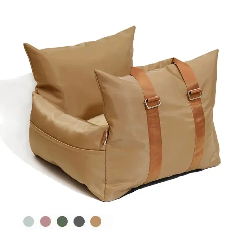 

Dog Car Seat Bed Soft Dog Bed Travel Pet Tote Bag Pet Car Booster Seat
