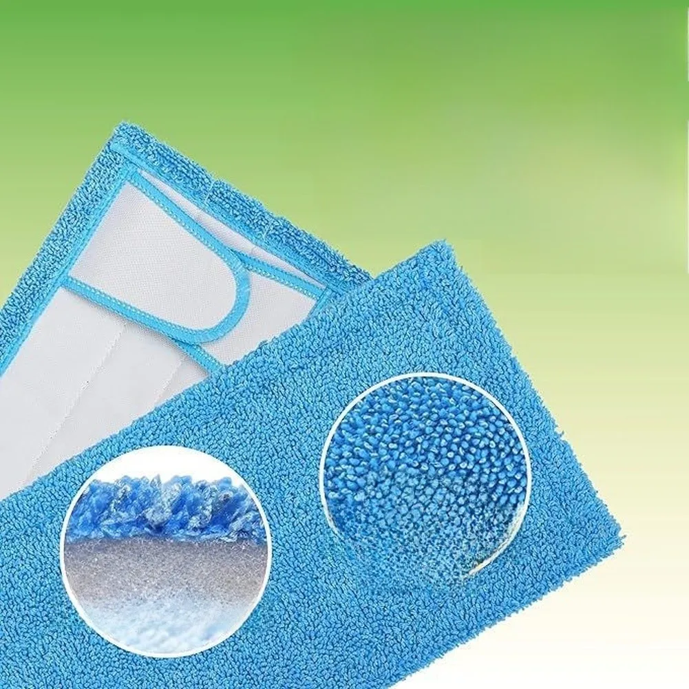 Reusable Microfiber Cleaning Pads Fit For Sweeper Mop Systems Deep Cleaning Hardwood Laminate Marble Floors 4 Pack Mop Accessory