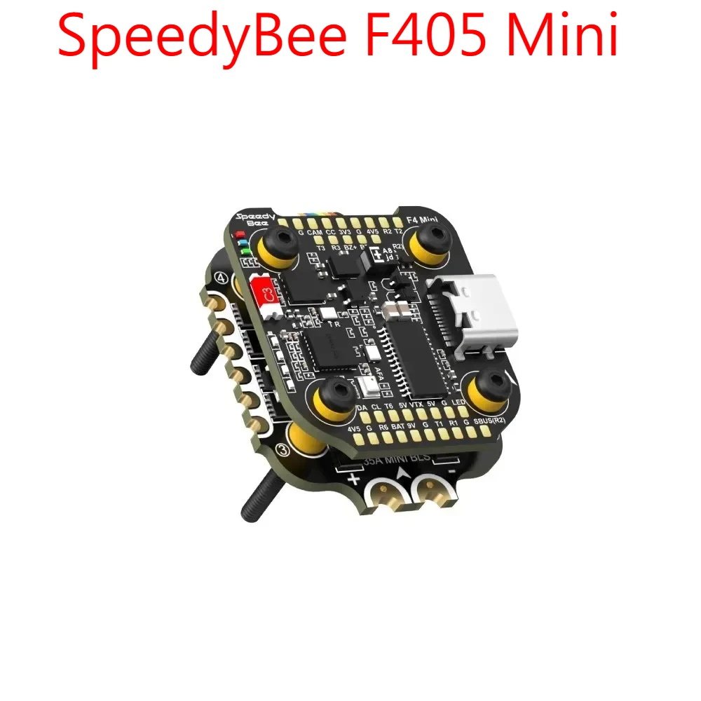 

SpeedyBee F405 Mini BLS 35A 20x20MM Stack/Flytower 3-6S LiPo Barometer/OSD/Bluetooth/BLHeli_S 4INQ ESC For FPV Racing Drone