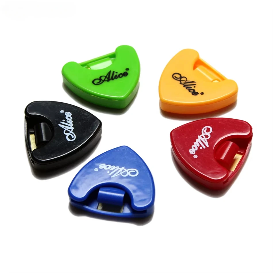 10Pcs/Set Alice Plastic Guitar Picks Holder Picks Accessories Case Box Acoustic Electric Parts Wholesales