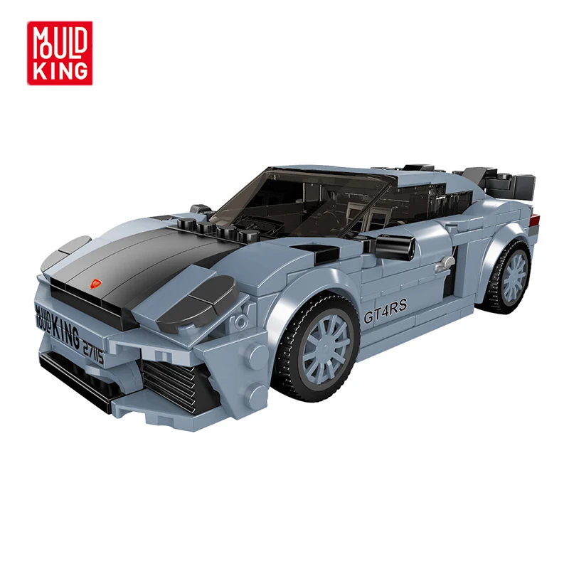 

MOULDKING GT4 Sports Car Building Blocks Kit with Display Box Mini Racing Model MOC Bricks Vehicle Toys Boys Collect Gifts 27115
