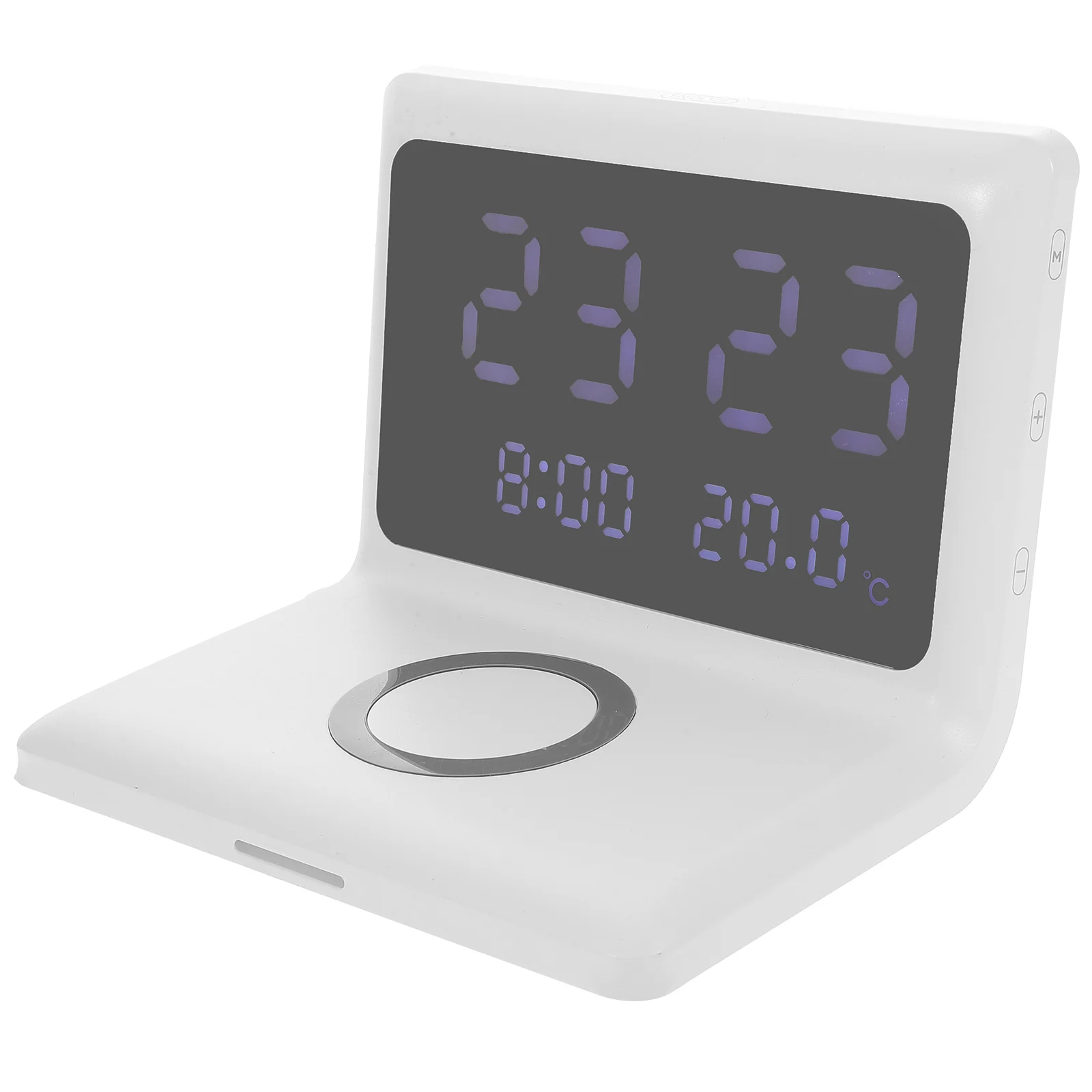 Cargadores Portatiles Para Celular Alarm Clock Mobile Phone Fast Charge Portable Wireless for White PC