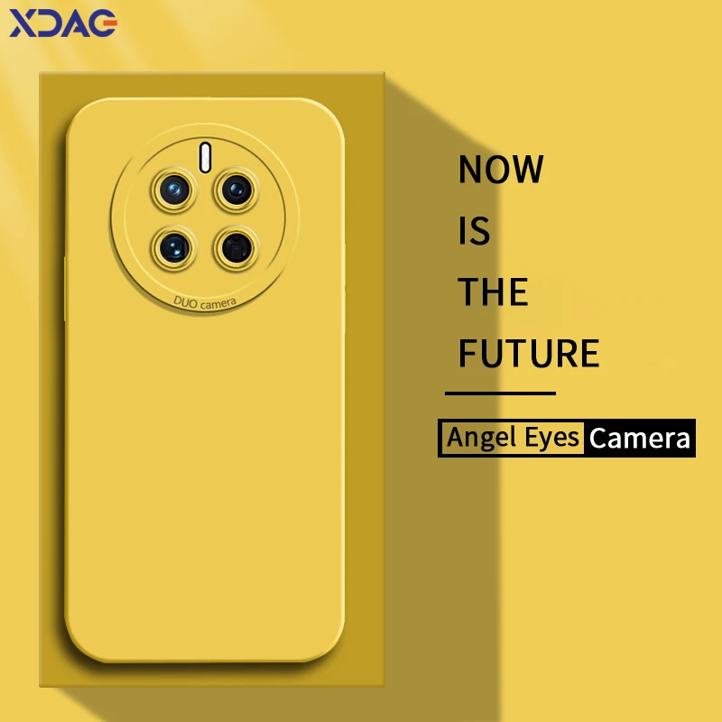 

Angel Eyes Liquid Silicone Case for Huawei Mate 40 40E 50 50E Pro Soft Friendly Shockproof Phone Cover Mate40 Mate50 40Pro 50Pro