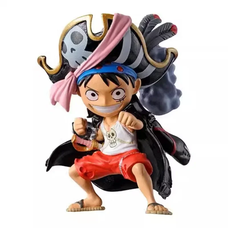 Bandai Original One Piece Devil Fruit Gashapon 6 Monkey D Luffy Sunny Uta Shiki Zephyr Tezoro Anime Action Figure Model Toy Gift