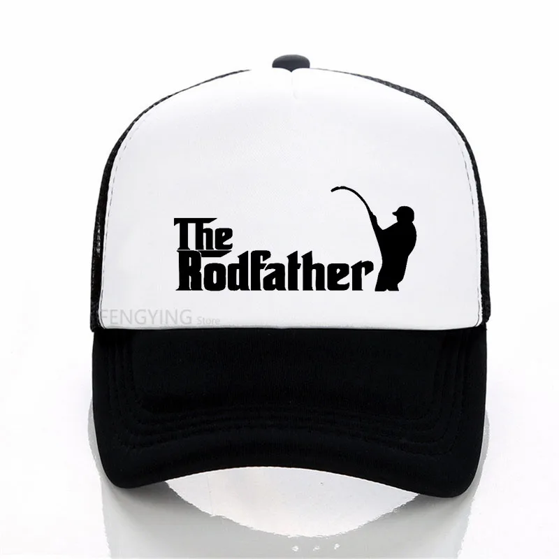 

Summer Fashion Adult The Rodfather Funny Fishinger baseball cap Men women Cool Printed mesh trucker hat