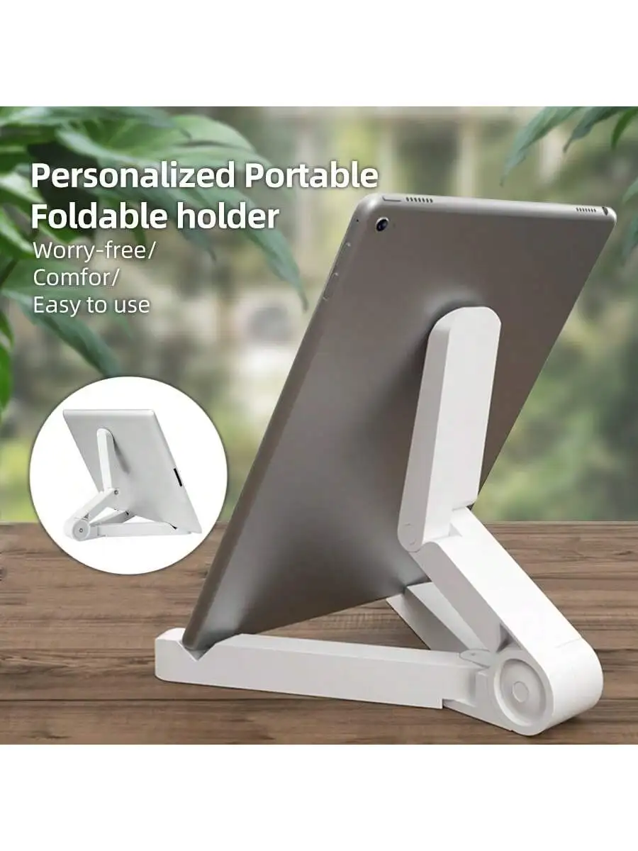 Watch videos and convenient tablet desktop stand, lazy multi-function universal folding portable rack