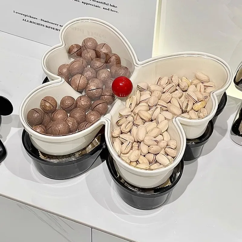 

Китайский ящик для хранения ореховых закусок, бытовой ящик для семян дыни, свадебный журнальный столик для гостиной, креативный стеклянный дисплей с крышкой