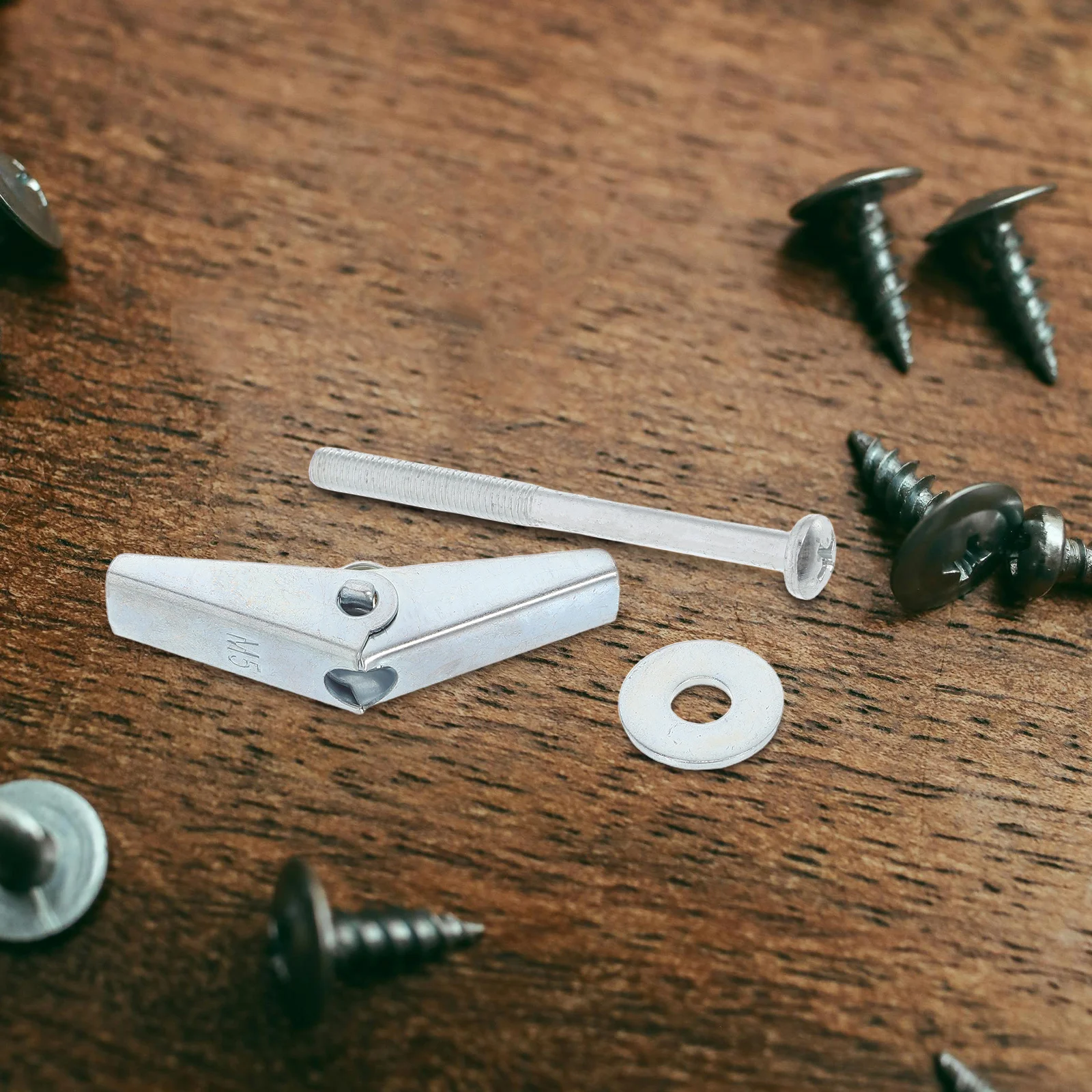 

30Pcs Umbrella Shaped Expansion Plugs Airplane Screws Versatile Use Hollow Walls Fiber Gypsum Board Durable M5