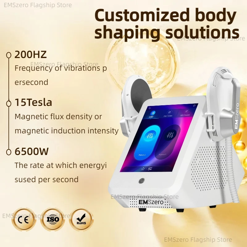 

EMSzero Neo Muscle Stimulation Machine Body Sculpt HI-EMT RF Weight Lose Electromagnetic Slimming Machine