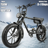CMACEWHEEL K20 Electric Bike 20“ Fat Tire E-bike 48V/17Ah Battery 7-Speed E MountainBike Men & Women Torque 70N.m