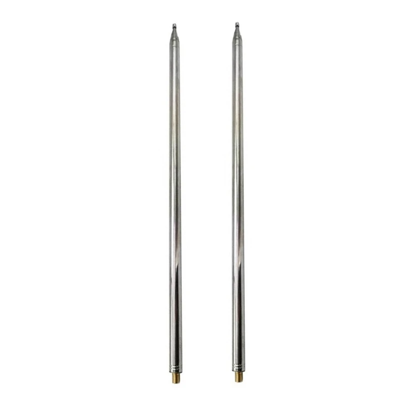 

2Pcs 5.6 Meters 201 Stainless Steel Whip Antenna Pull Rod Accessories Kit For HF Radio Positive V Antenna GP Antenna DIY M10