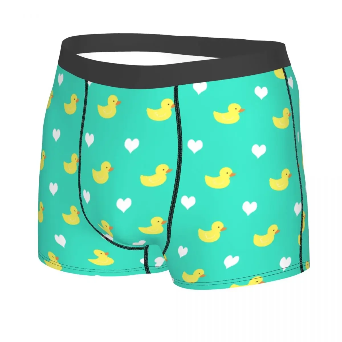 Classic Yellow Rubber Duck Underwear Male Sexy Printed Customized Boxer Briefs Shorts Panties Soft Underpants