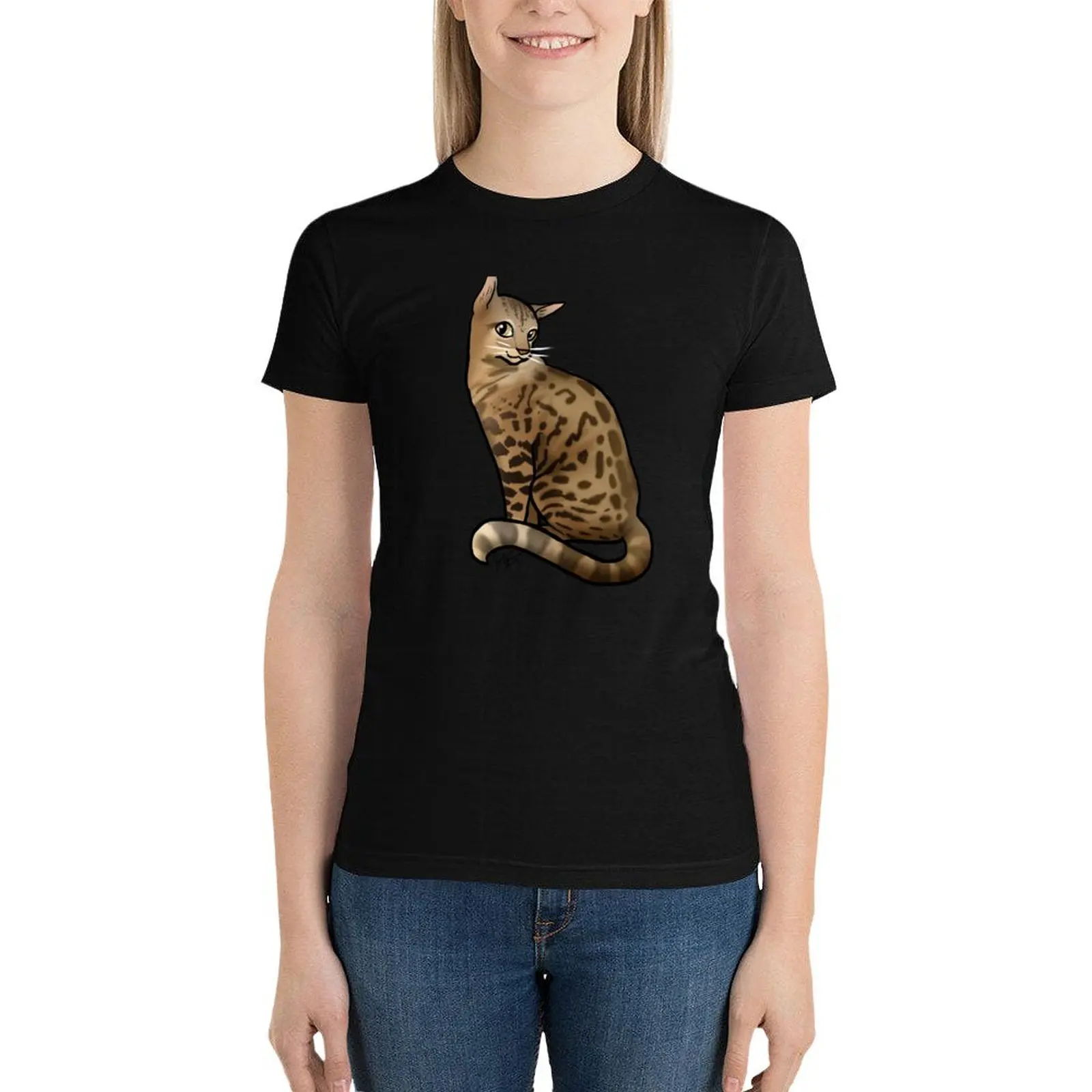 

Bengal Cat - spotted T-Shirt Blouse Aesthetic clothing Women's clothing