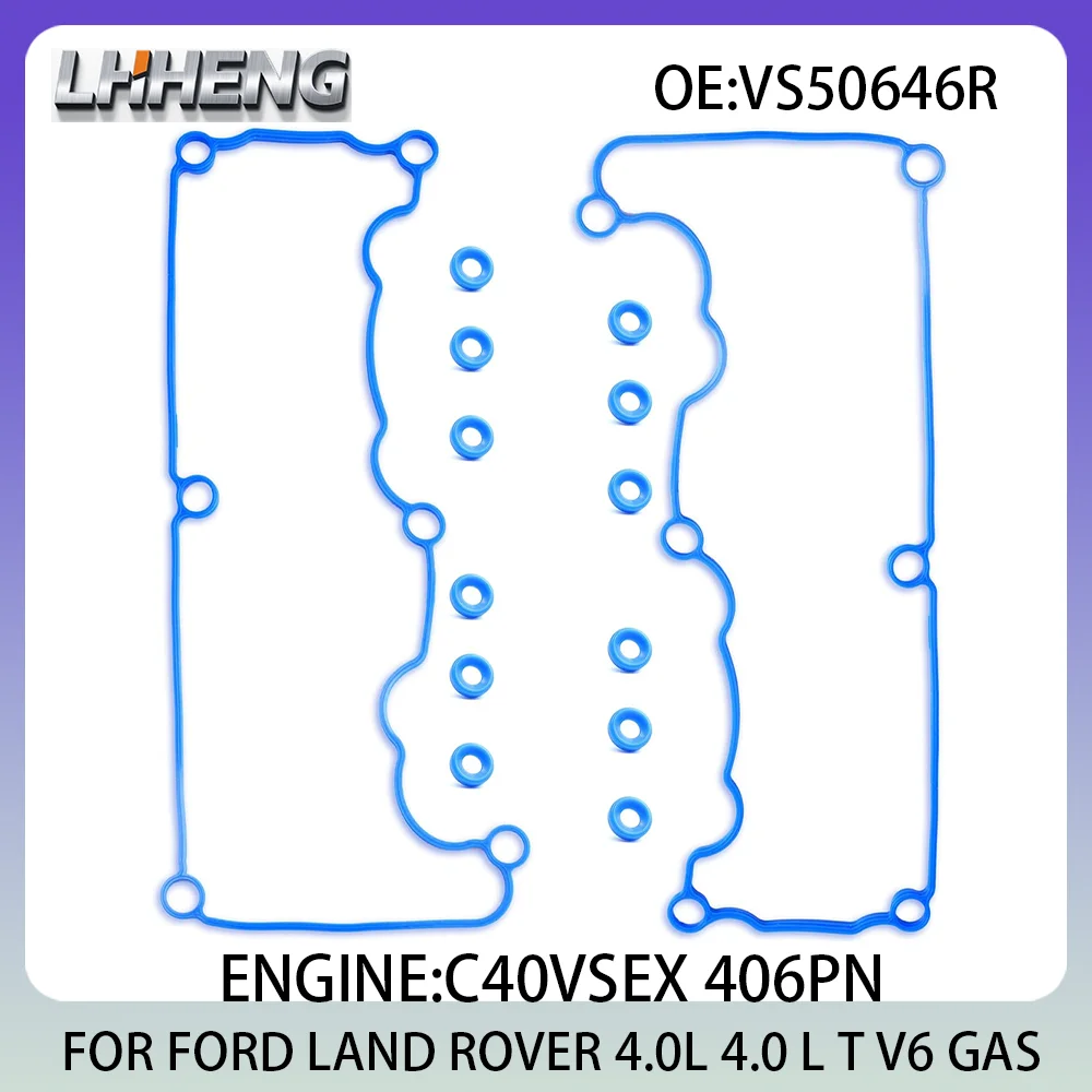 

Valve cover gasket FOR FORD AUSTRALIA MUSTANG USA LAND ROVER DISCOVERY 4.0L 4.0 L T V6 GAS 04-18 C40VSEX 406PN VS50646R VS50402