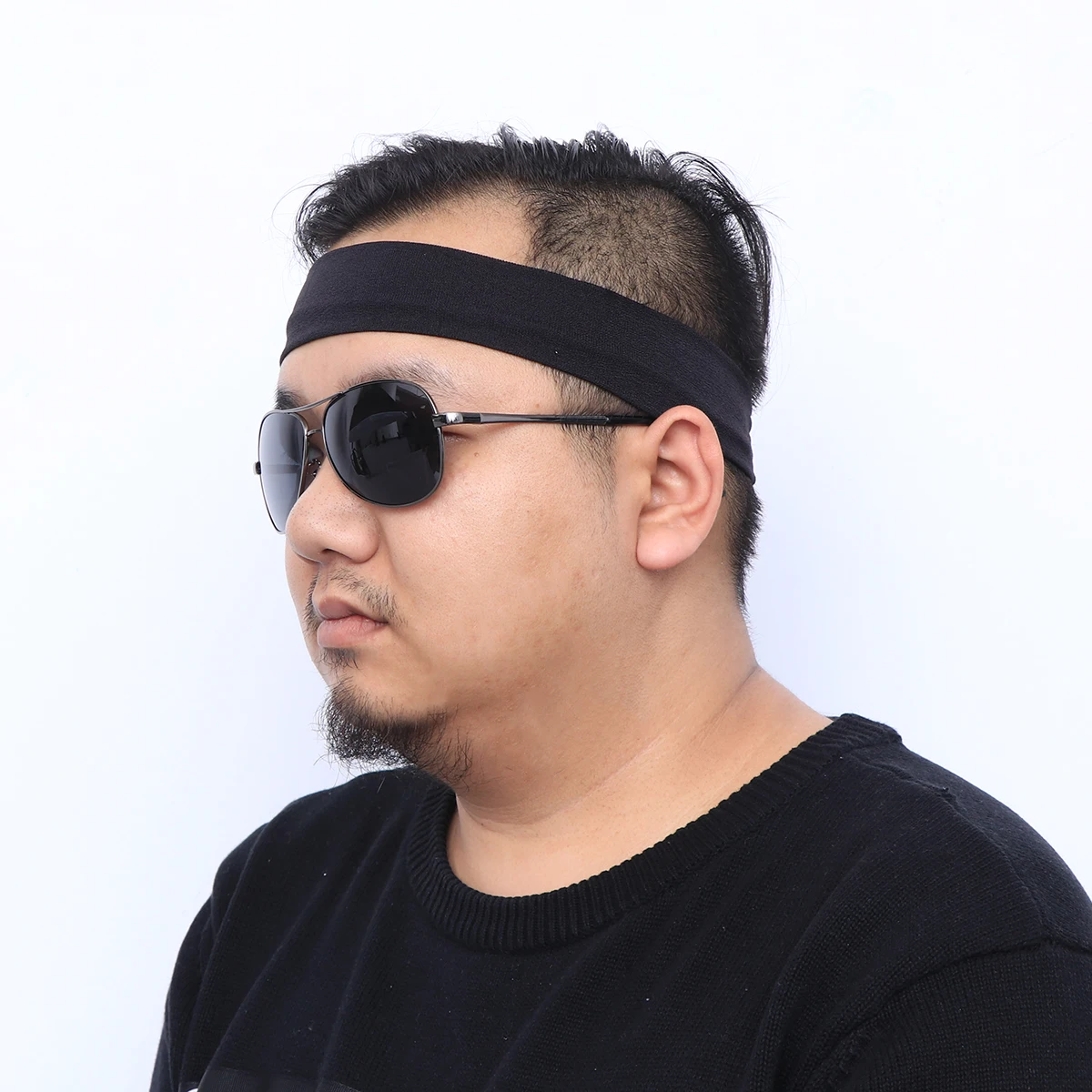 

2PCS Sports Supplies Elastic Headb Sweatb s for Gym Dance Biker Wide Yoga Supplies Dry Comfortable