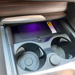 For BMW 5 6 Series G30 G32 G38 6GT 2017-2022 car mobile phone charger wireless charger fast charger charging plate phone holder