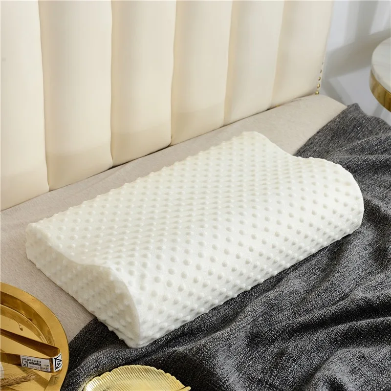 Adjustable Memory Foam Side Sleeping Pillow Orthopedic Curve Neck Support Relieve Neck Shoulder Pain Ergonomic Cervical Support