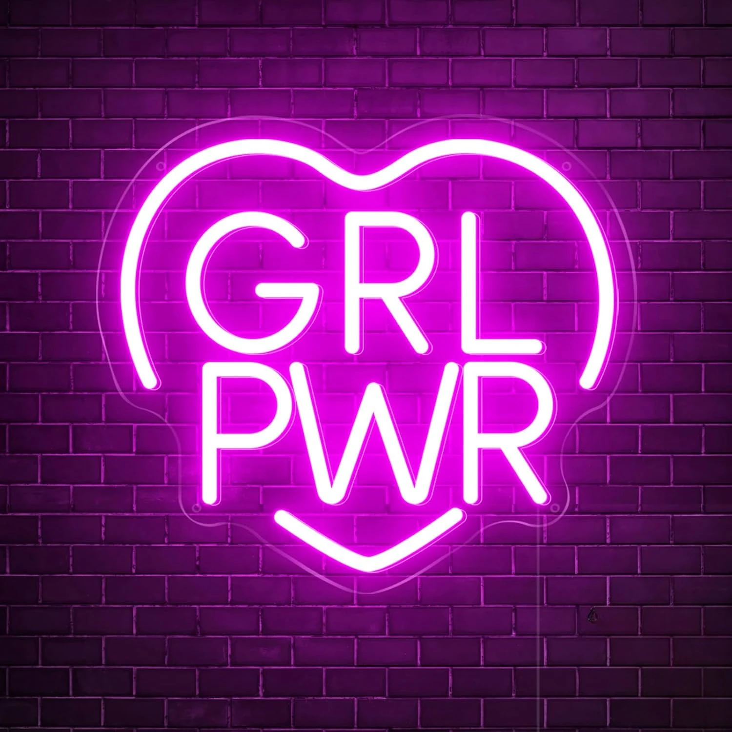 grl-pwr-ハートネオンサイン-フェスティバル-ホームデコレーション-ネオンライト-調光可能-usb-ガールズルーム-スタジオ-ウォール-バー-クラブ-パーティー-寝室デコレーション-ギフト