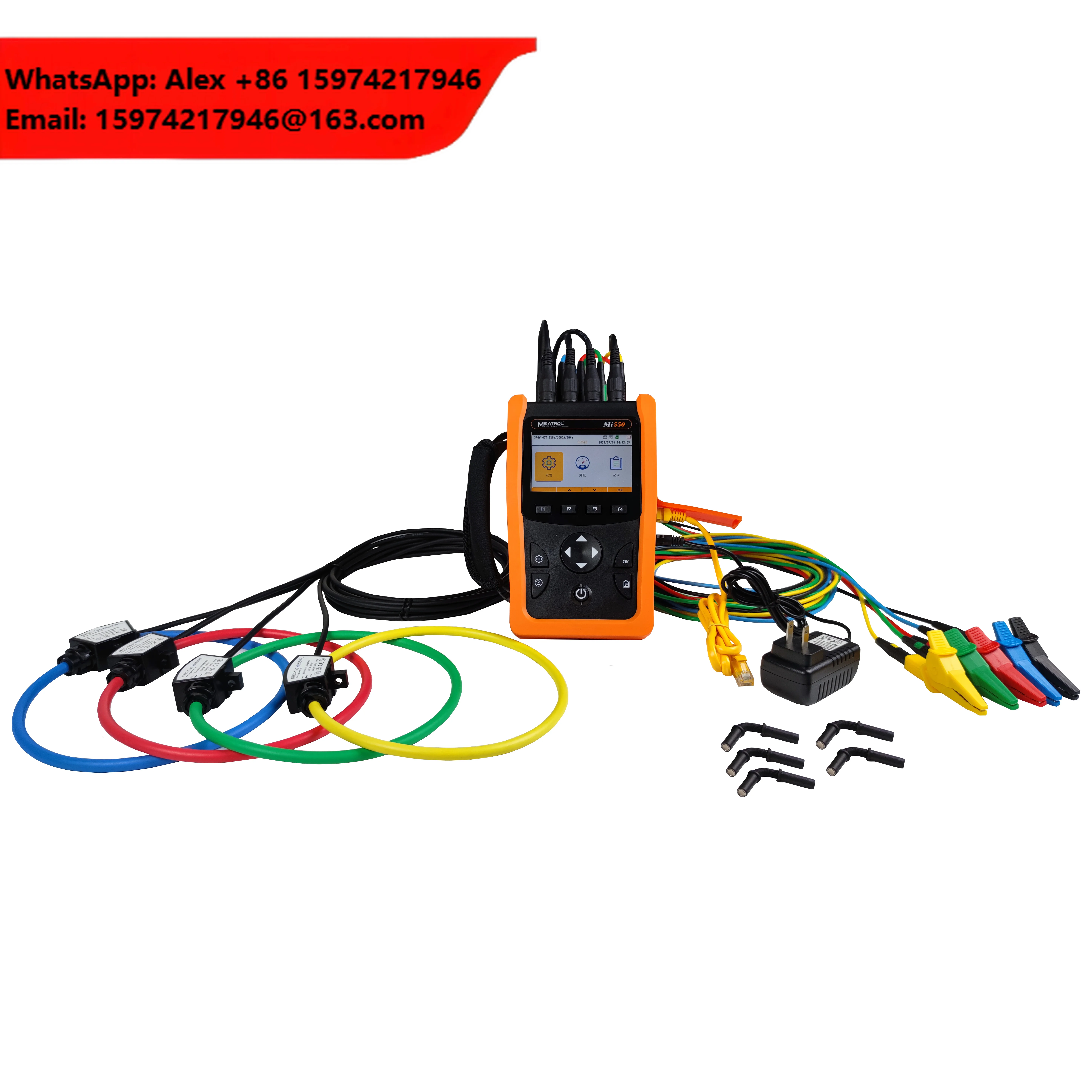 Portable Smart Electricity Meter MEATROL Mi550 Power Quality Analyzer Electrical Measuring Instruments