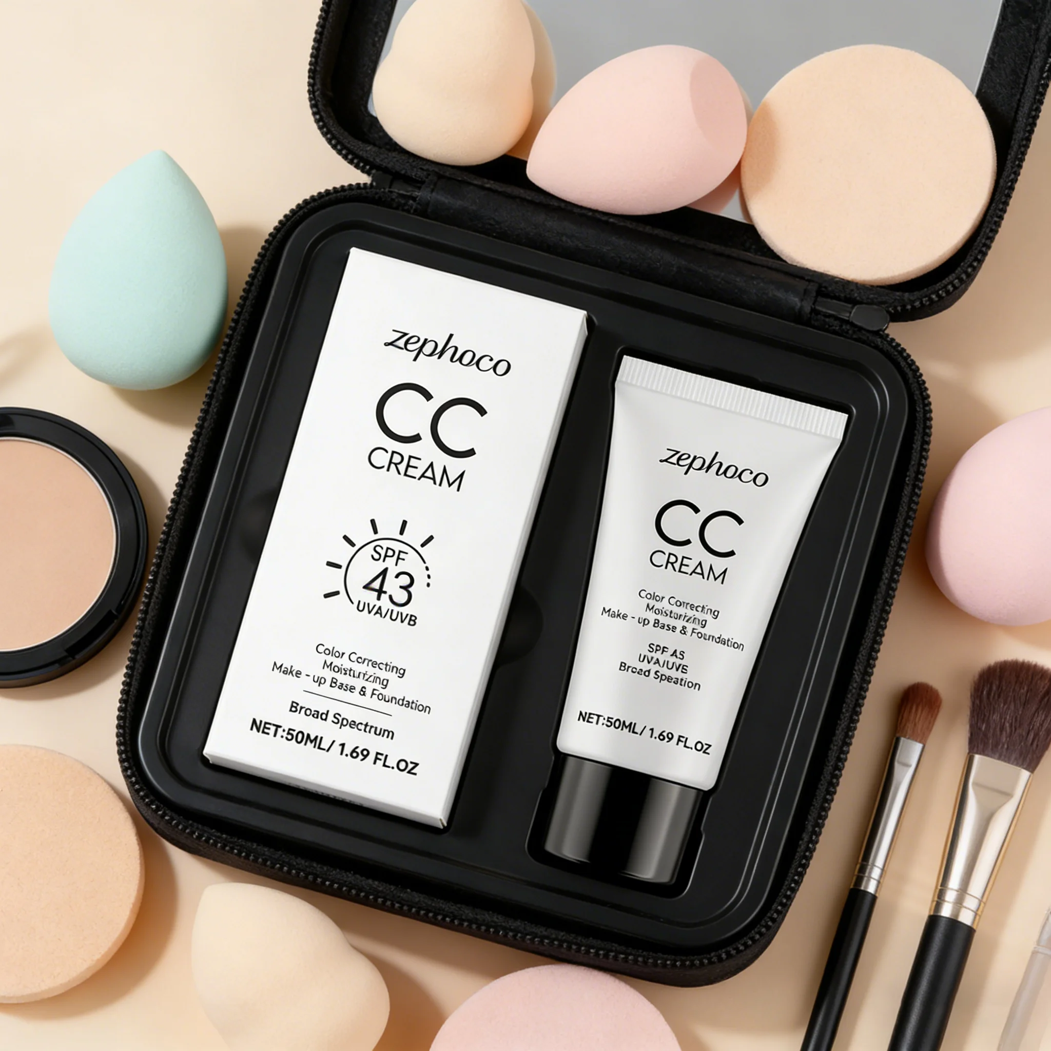 

Color-Changing Foundation Lightweight Moisturizing Brightening Full Coverage Flawless Soft Moisturizing Cc Cream Face Foundation