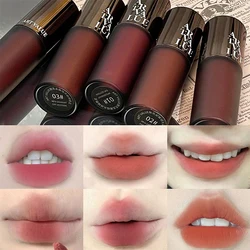 Punk metal matte velvet lip Mud Soft mist white lip glaze Pseudo plain Everything with Girlie Grey powder
