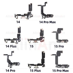 Ai Ant Origina Dock USB-Mikrofonplatine, Ladegerät-Anschluss, Schnellladeanschluss, Flexkabel für iPhone 14 15 Pro Max Plus Mini