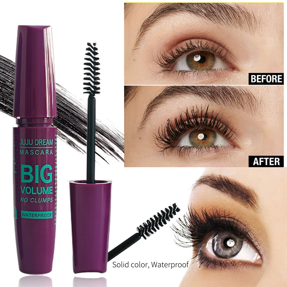 Mascara nero 4D - Lunga durata, volumizzante e arricciante per tutti i tipi di pelle - Regalo perfetto per San Valentino per le donne