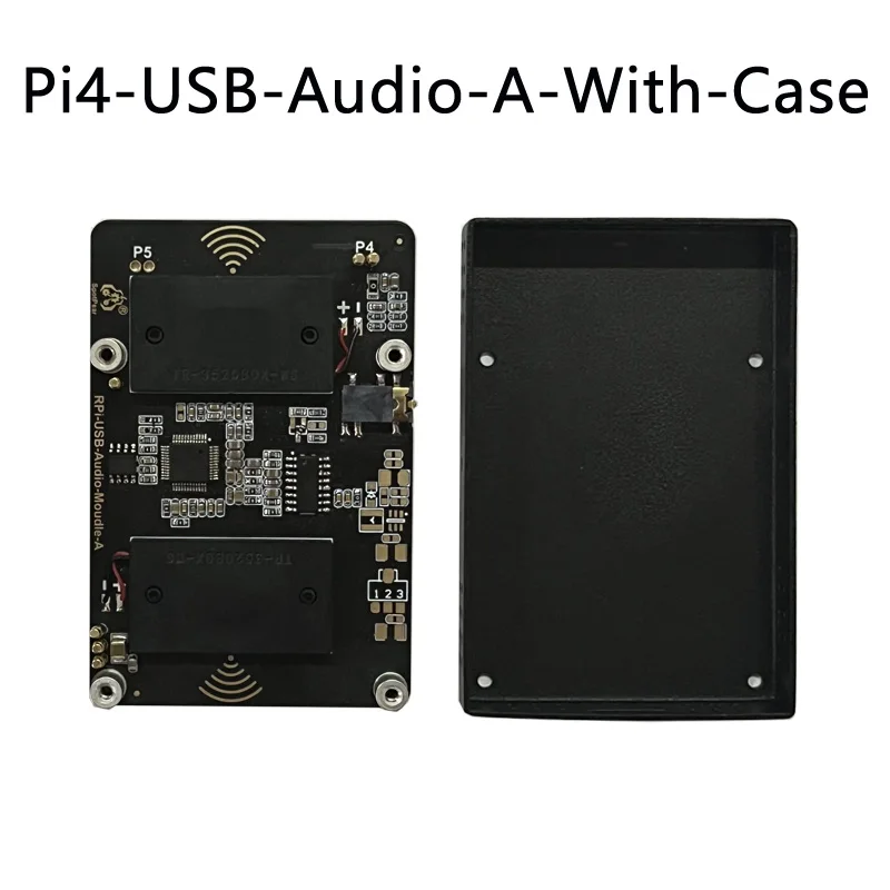 Raspberry Pi 5 Pi4B USB Audio Sound Card Moudle HAT with Earphone Jack Buzzer Speaker Option