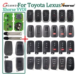 Xhorse VVDI XM38 Remote Smart Car Key Fob for Toyota Lexus XSTO01EN 8A 4D 4A Chip Generate By Plus Max VVDI2 MINI Key Tool